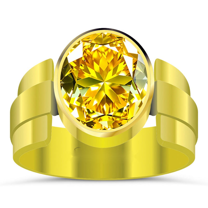 R38 Yellow Sapphire 18K Gold Ring