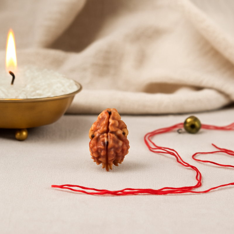 Natural 2 Mukhi Rudraksha (Nepali)