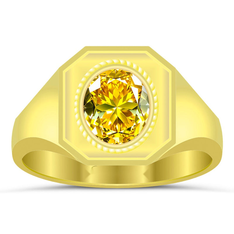 R29 Yellow Sapphire 18K Gold Ring
