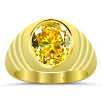 R35 Yellow Sapphire 18K Gold Ring