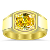 R37 Yellow Sapphire 18K Gold Ring
