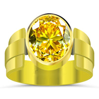 R38 Yellow Sapphire 18K Gold Ring