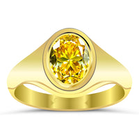 R42 Yellow Sapphire 18K Gold Ring