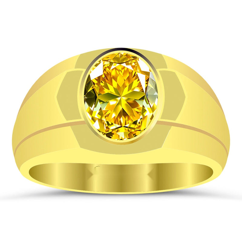 R44 Yellow Sapphire 18K Gold Ring