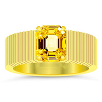 R45 Yellow Sapphire 18K Gold Ring