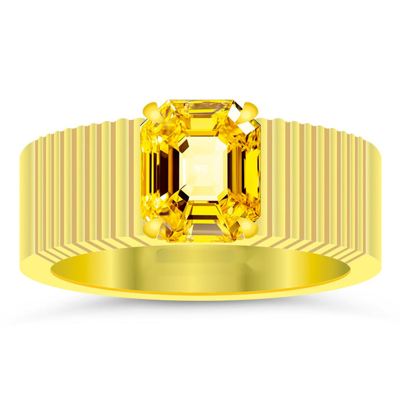 R45 Yellow Sapphire 18K Gold Ring